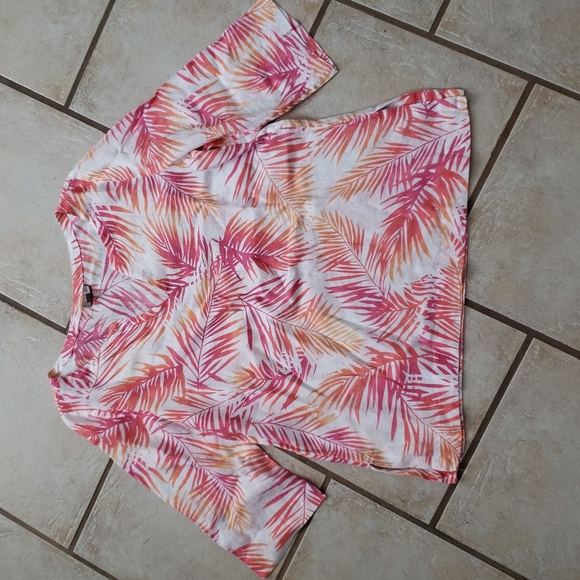 J. Jill Tops - J Jill linen shirt size L